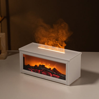 Simulation 3D Fireplace Flame Aroma Diffuser Household Desk