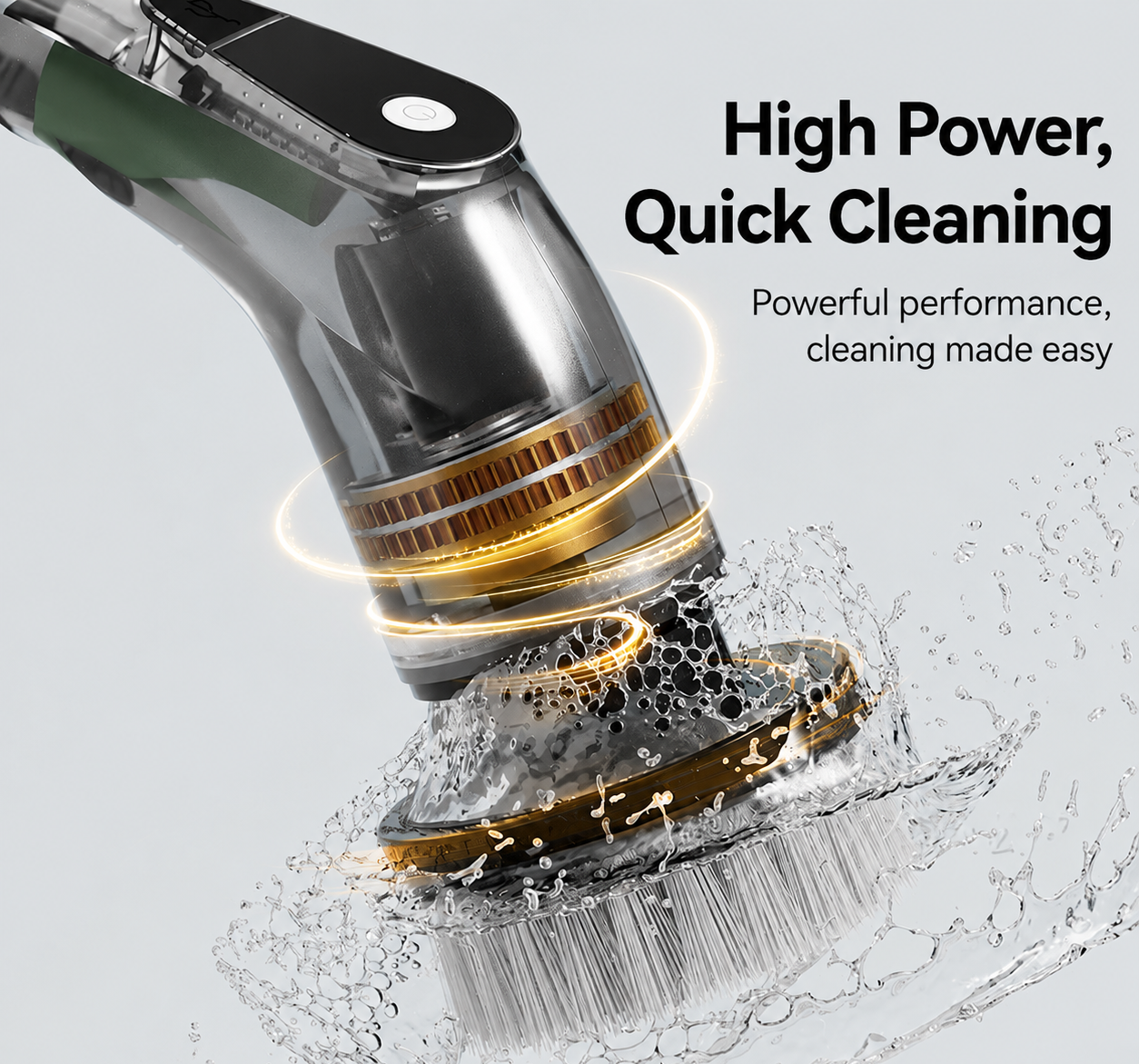 9-in-1 Cordless Electric Spin Scrubber with Long Handle