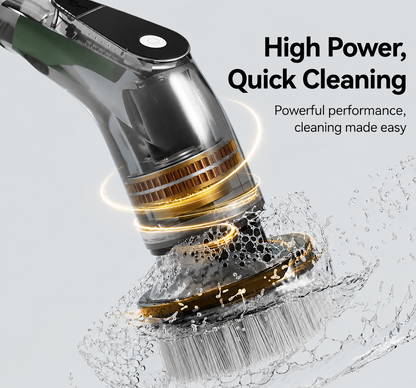9-in-1 Cordless Electric Spin Scrubber with Long Handle