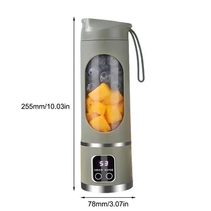 Revolutionize Your Refreshments: Portable Electric Juicer with USB Charging and 450ml Capacity for Fresh Smoothies Anywhere