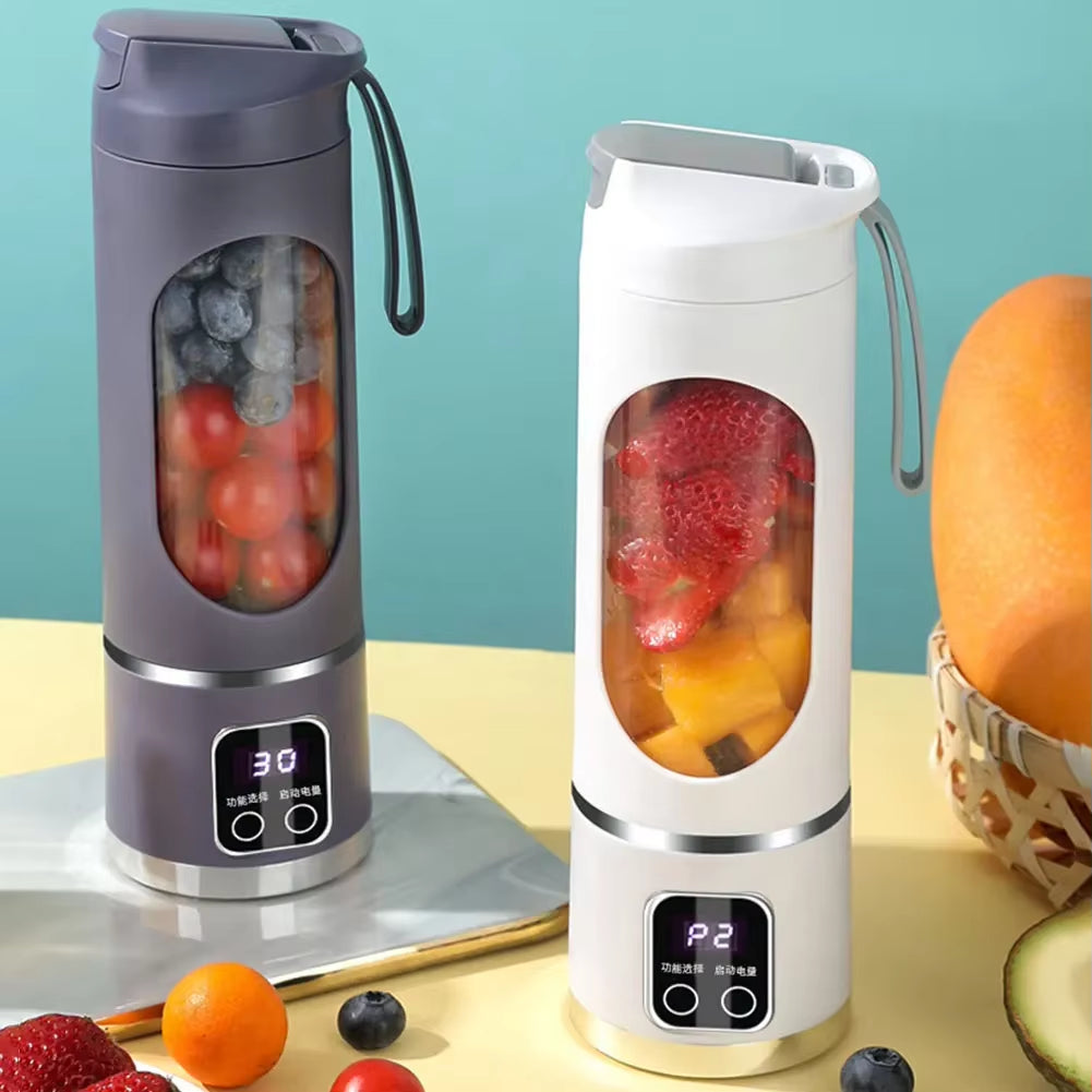Revolutionize Your Refreshments: Portable Electric Juicer with USB Charging and 450ml Capacity for Fresh Smoothies Anywhere