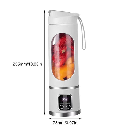 Revolutionize Your Refreshments: Portable Electric Juicer with USB Charging and 450ml Capacity for Fresh Smoothies Anywhere